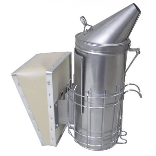 Smoker 4 x 10 Stainless Steel with Shield & Finger Heat Guard